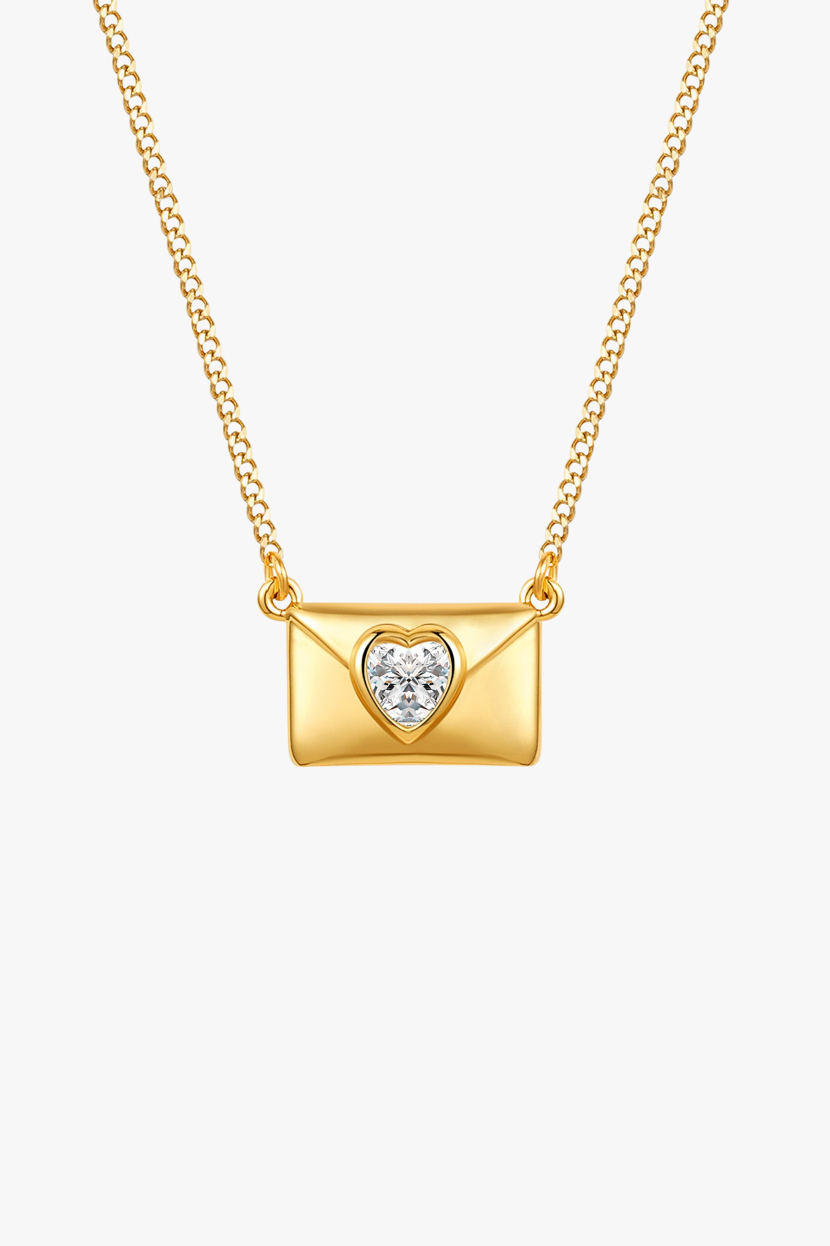 Heart Letter Necklace null