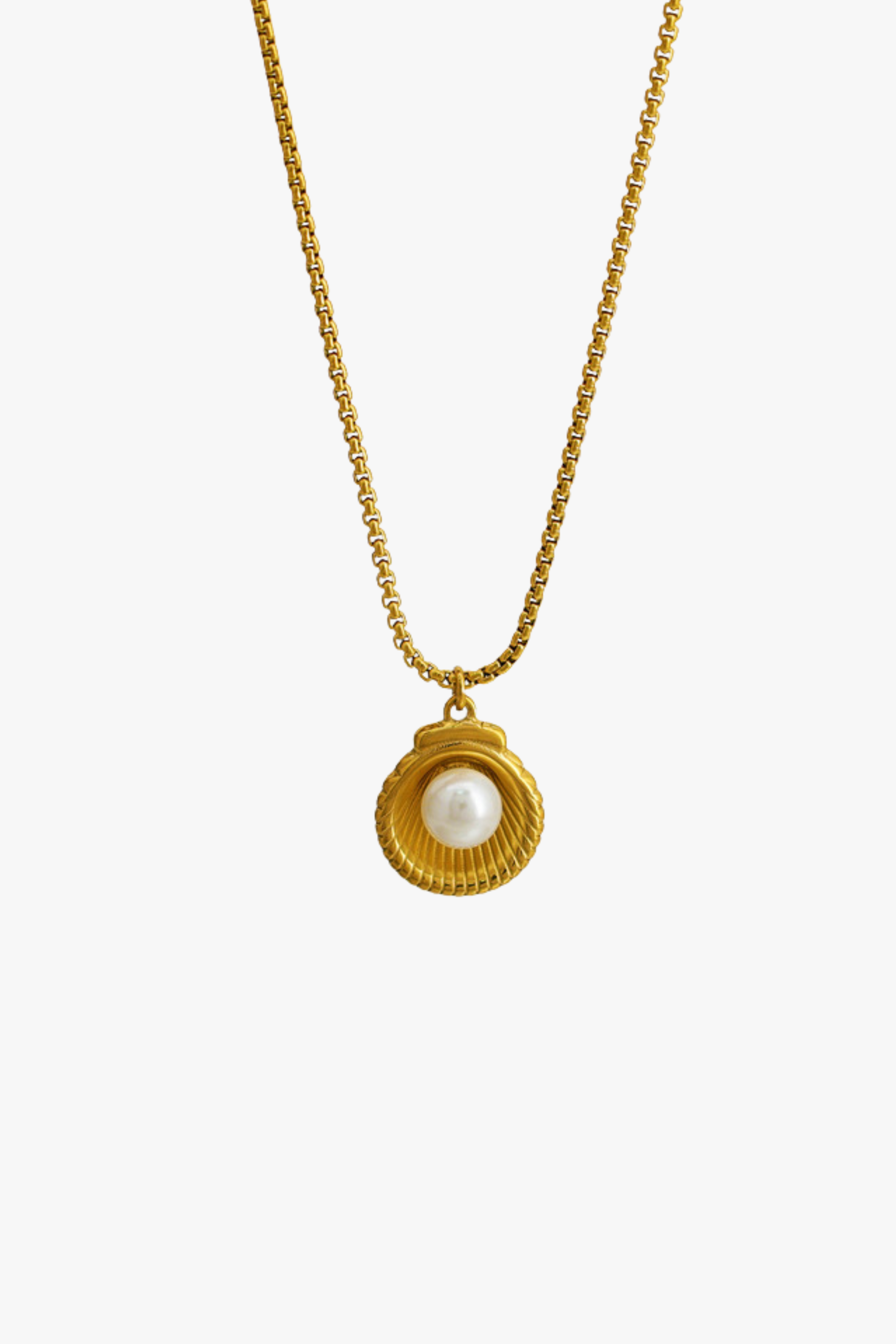 SHELL PEARL NECKLACE YUNA