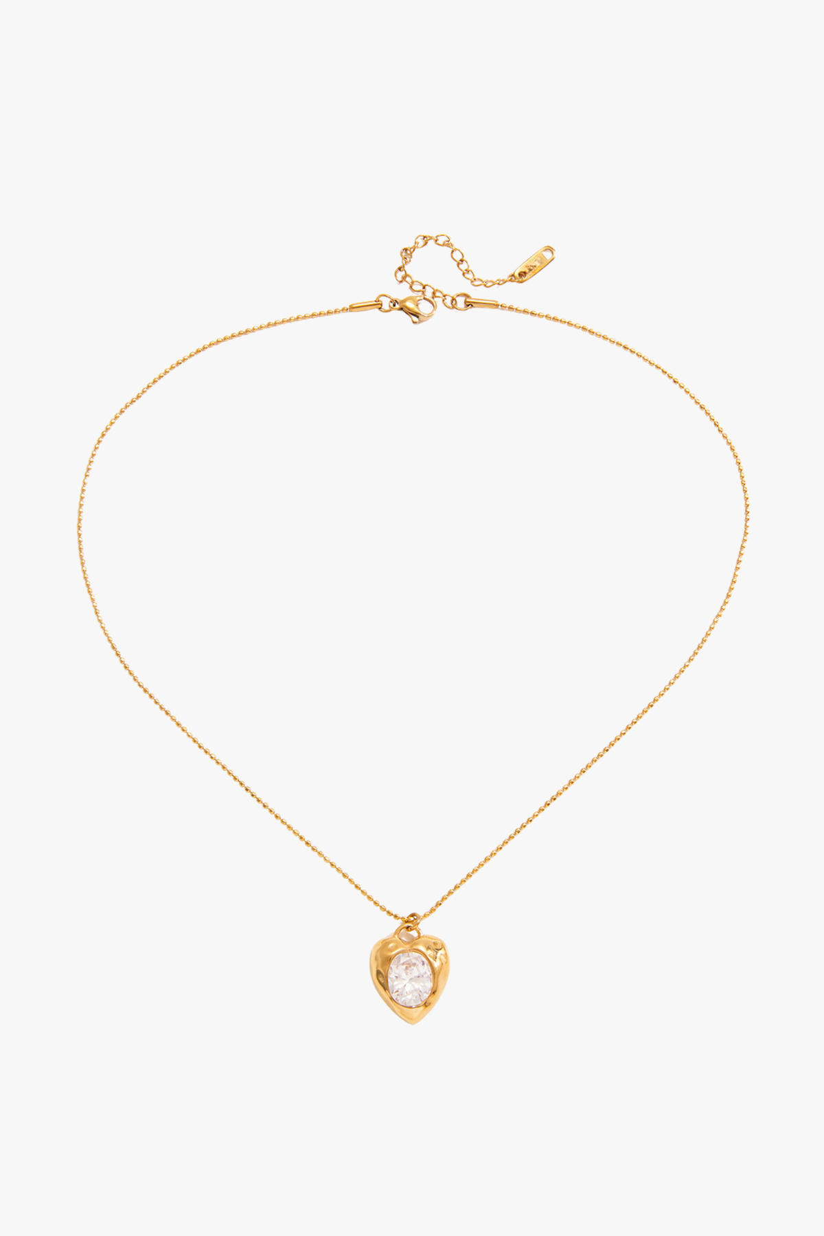 ZIRCON HEART NECKLACE YUNA