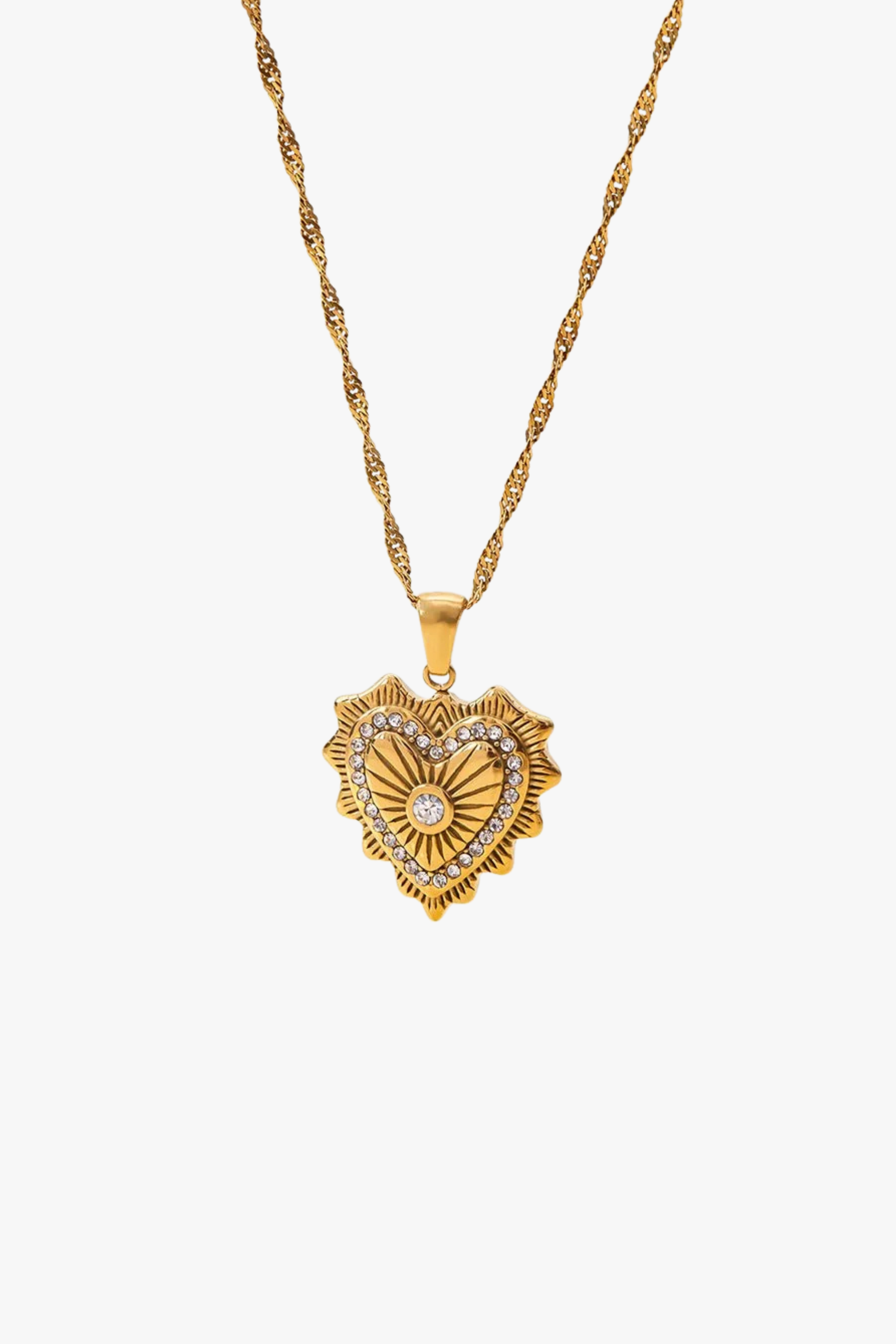 DIAMOND HEART NECKLACE YUNA