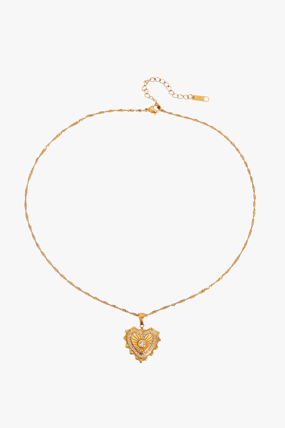 DIAMOND HEART NECKLACE YUNA