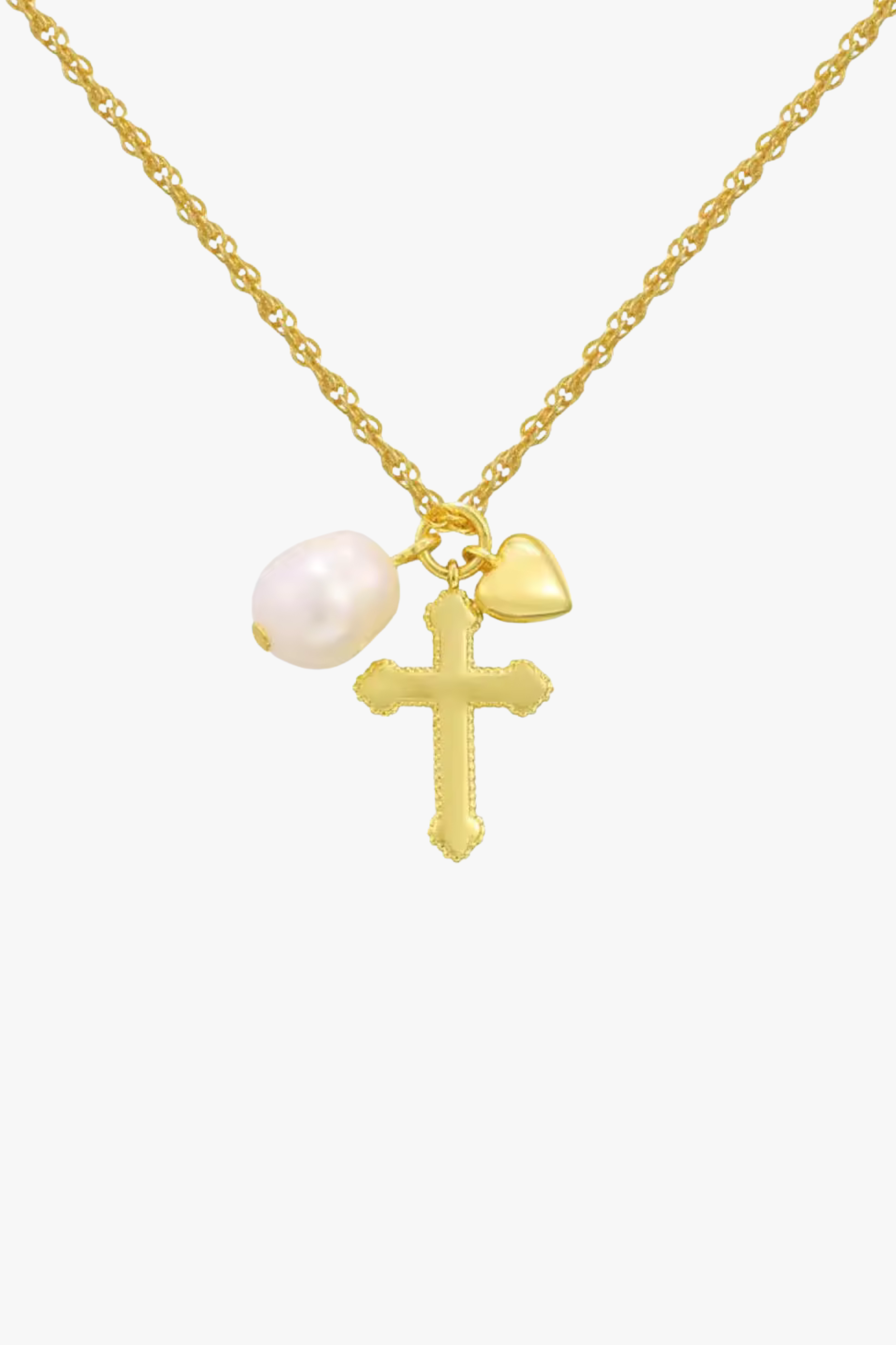 HEART PEARL NECKLACE YUNA