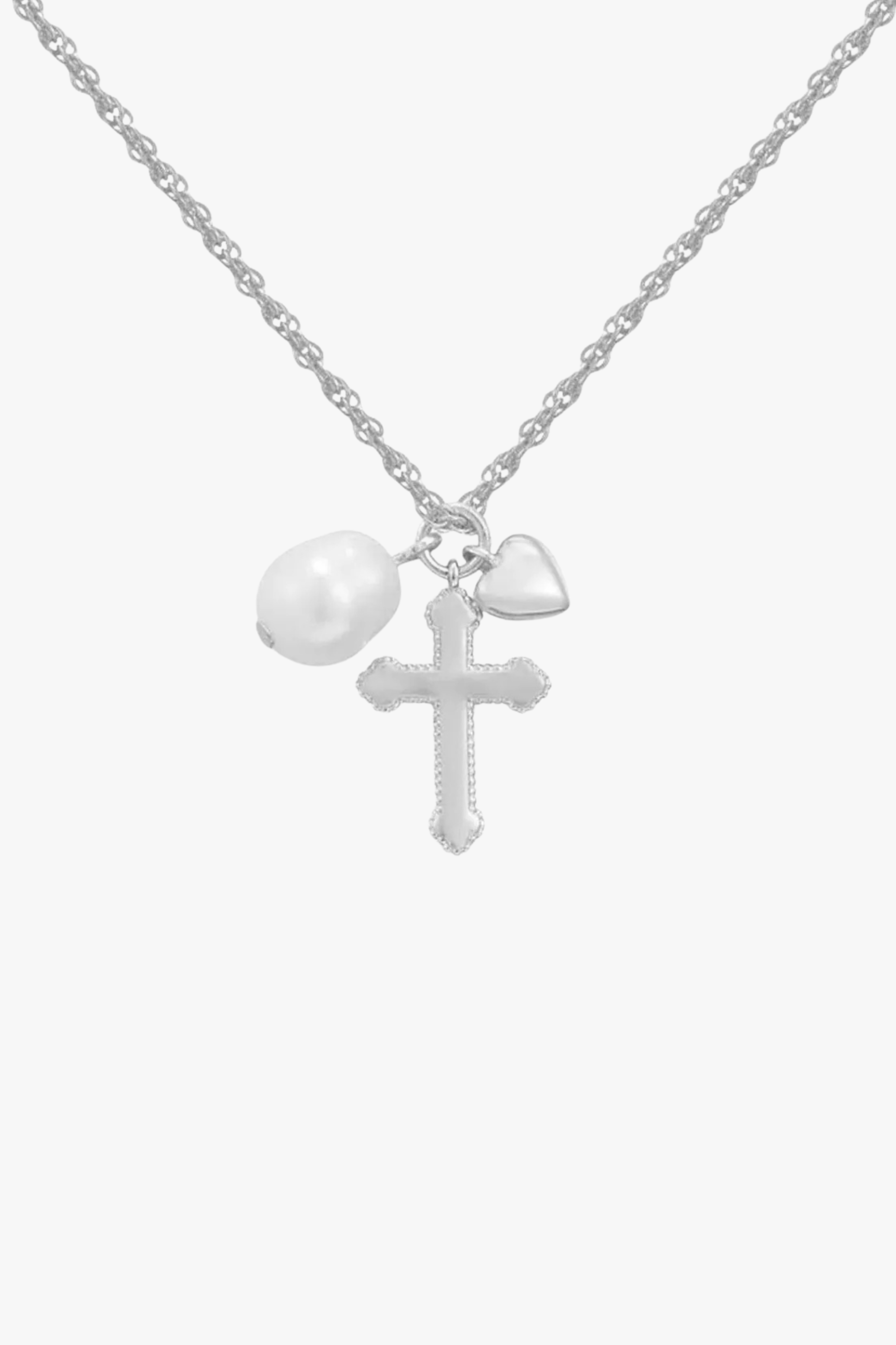 HEART PEARL NECKLACE YUNA