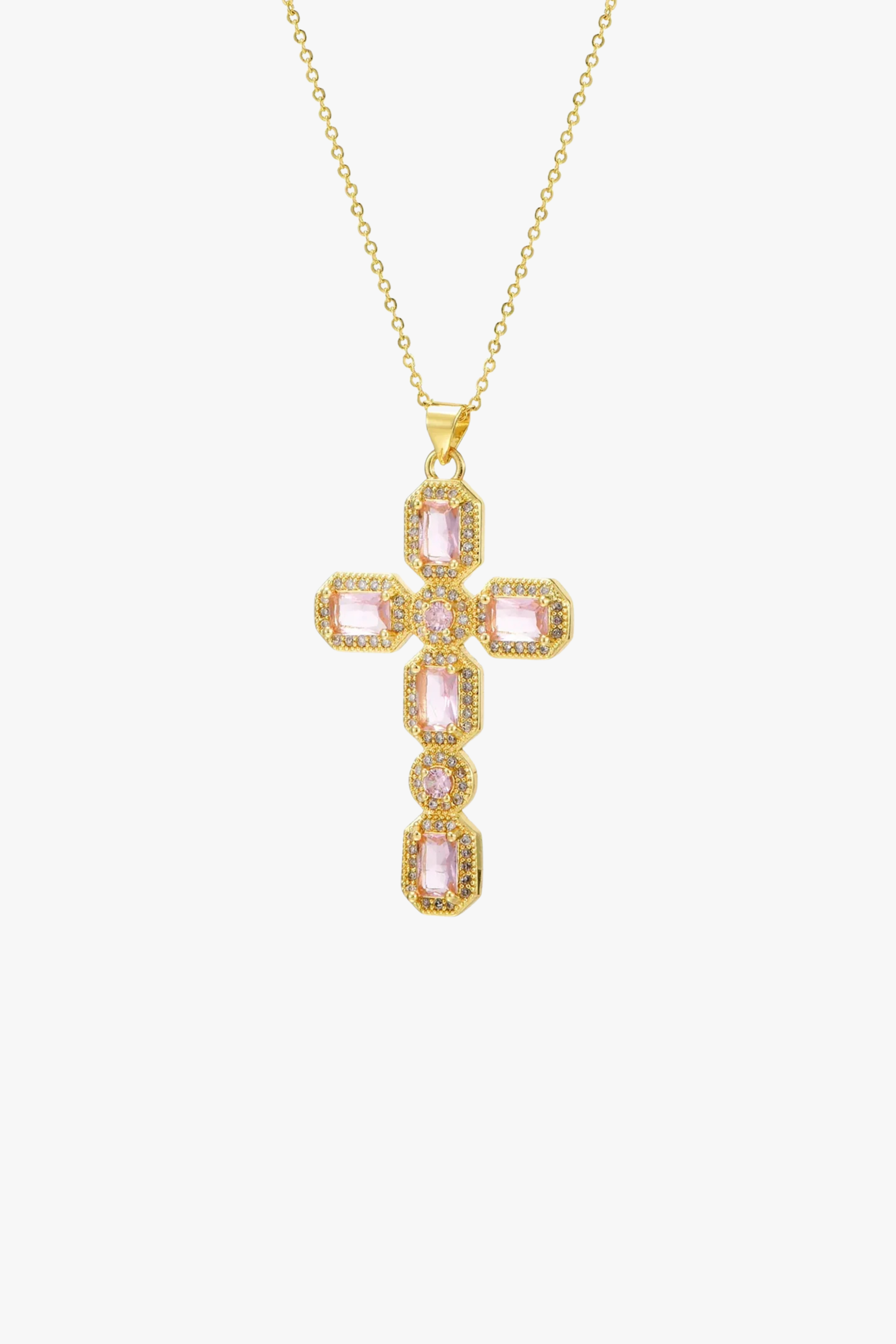 NICHE CROSS NECKLACE YUNA