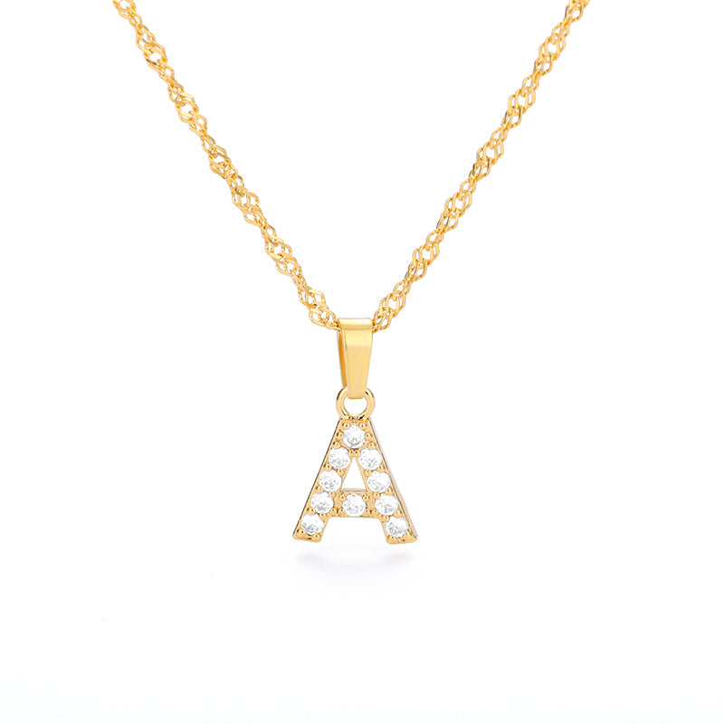 Alphabet Vintage Necklace