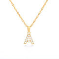 Alphabet Vintage Necklace