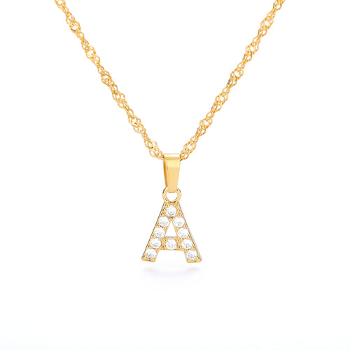 Alphabet Vintage Necklace