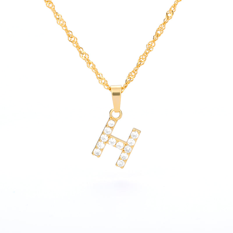 Alphabet Vintage Necklace