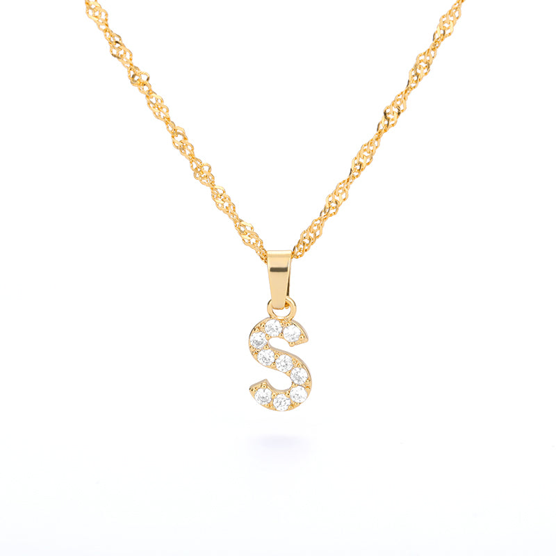 Alphabet Vintage Necklace