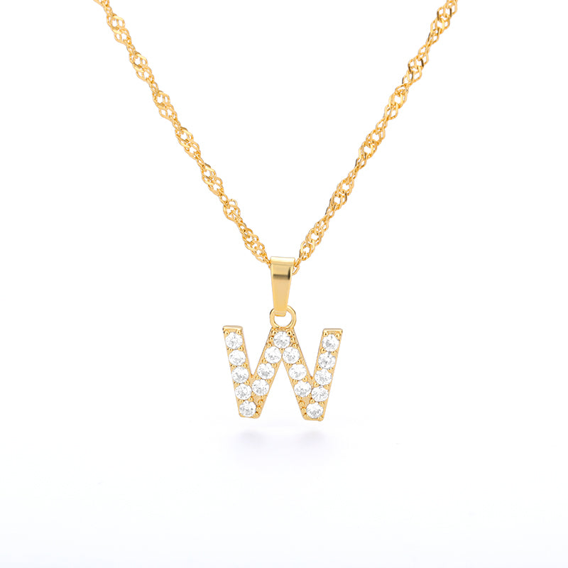 Alphabet Vintage Necklace