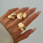 Glossy Hug Ring Set