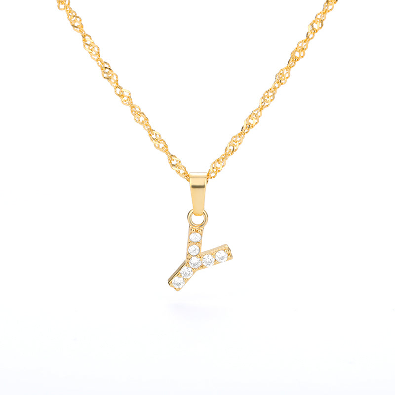 Alphabet Vintage Necklace