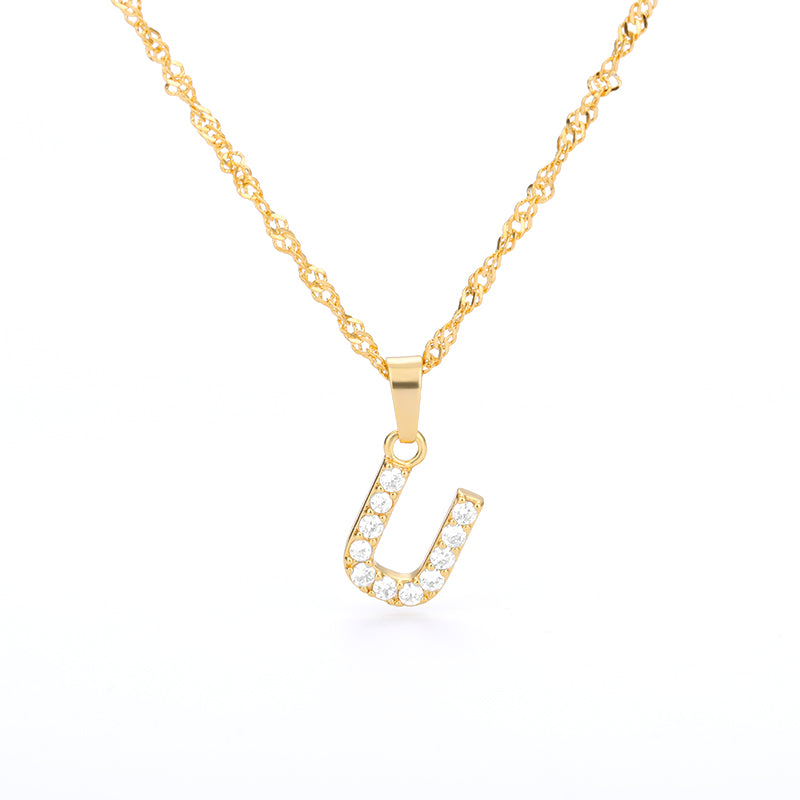 Alphabet Vintage Necklace