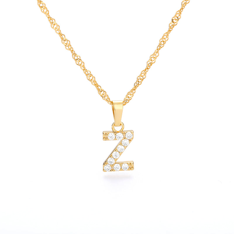Alphabet Vintage Necklace