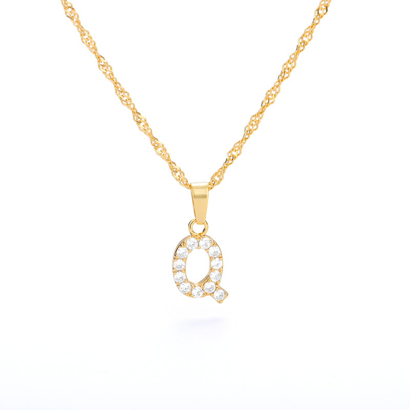 Alphabet Vintage Necklace