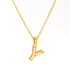 Pearl Alphabet Necklace