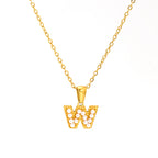 Pearl Alphabet Necklace
