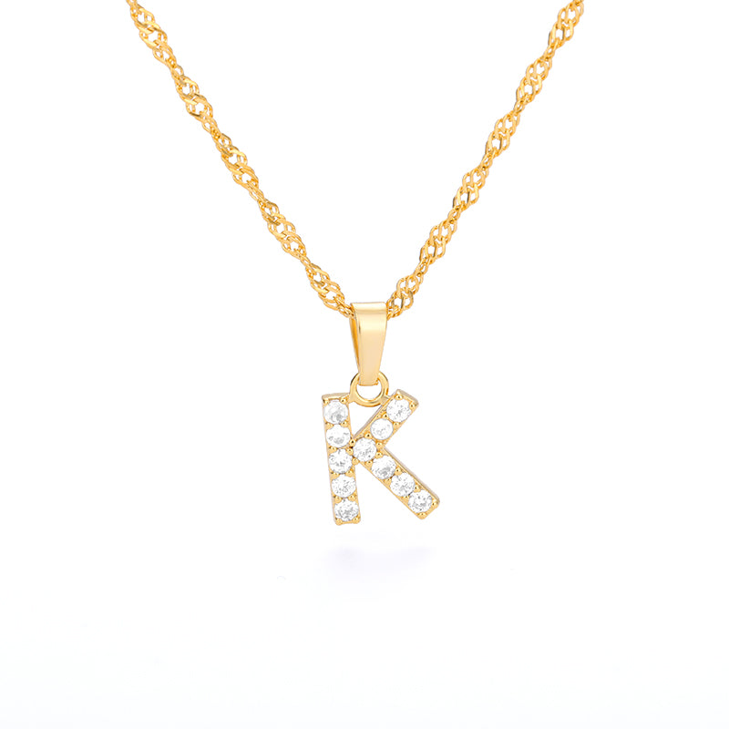 Alphabet Vintage Necklace