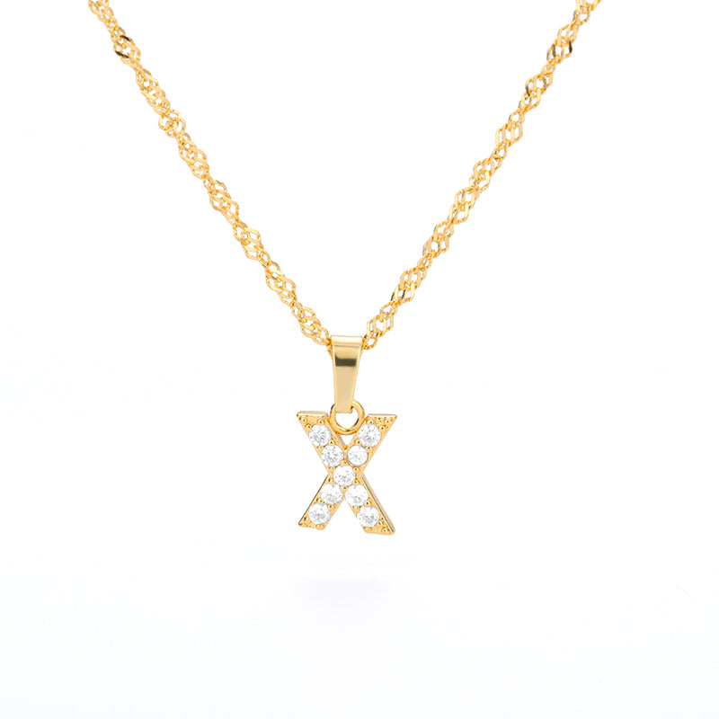 Alphabet Vintage Necklace