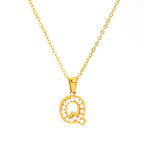 Pearl Alphabet Necklace