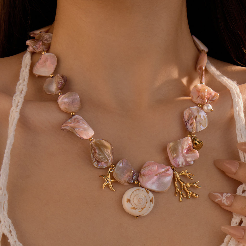 Coral Shell Necklace