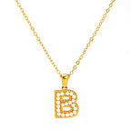 Pearl Alphabet Necklace