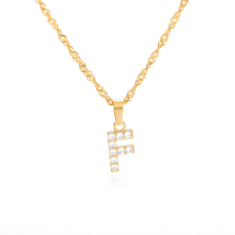 Alphabet Vintage Necklace