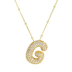 Diamond Alphabet Necklace