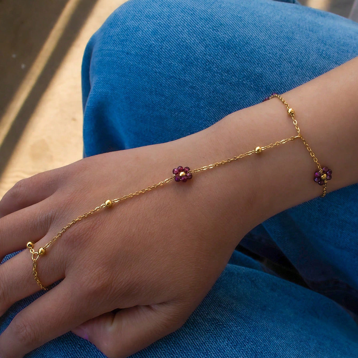 Flowers Hand Chain