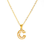 Pearl Alphabet Necklace