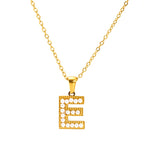 Pearl Alphabet Necklace