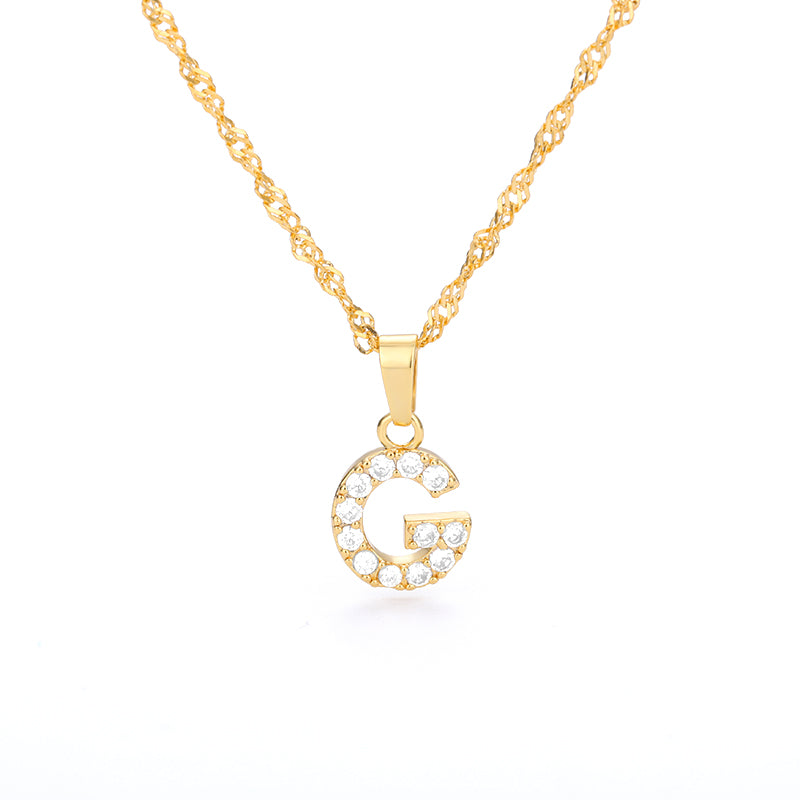 Alphabet Vintage Necklace