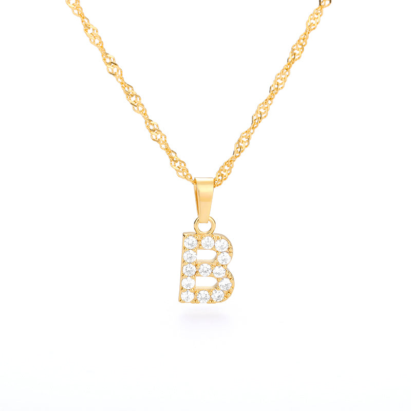 Alphabet Vintage Necklace