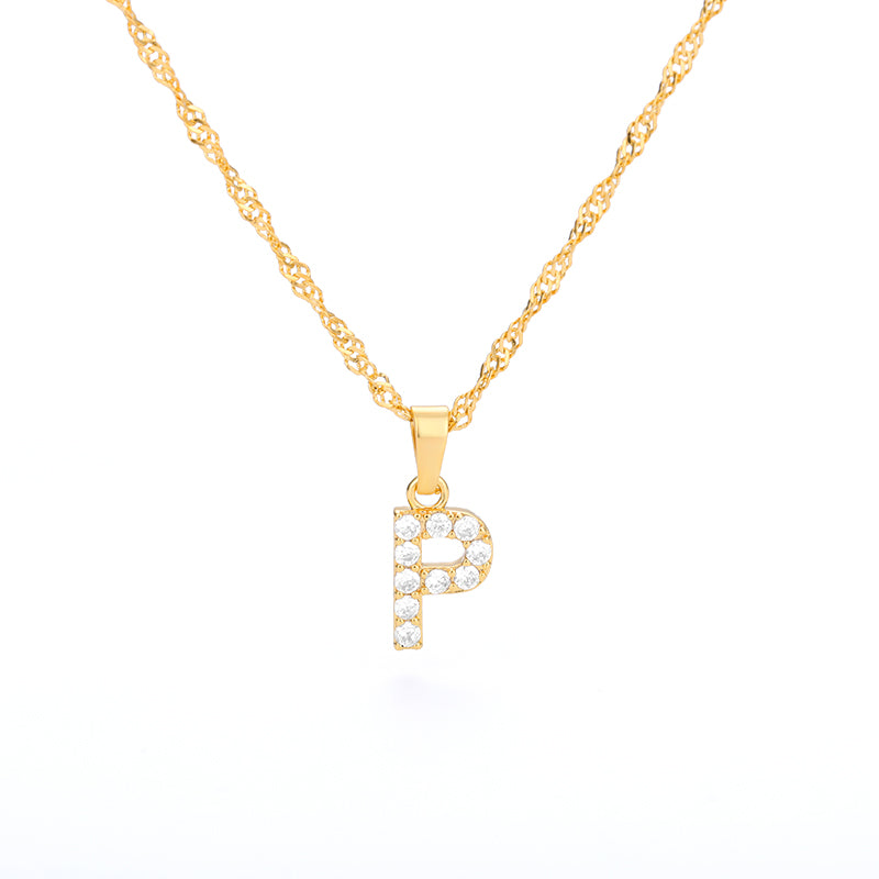 Alphabet Vintage Necklace