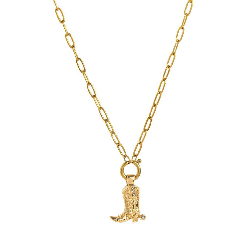 Boot Necklace