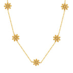 Gold Chamomile Necklace