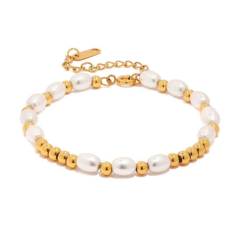 Everlasting Pearl Bracelet