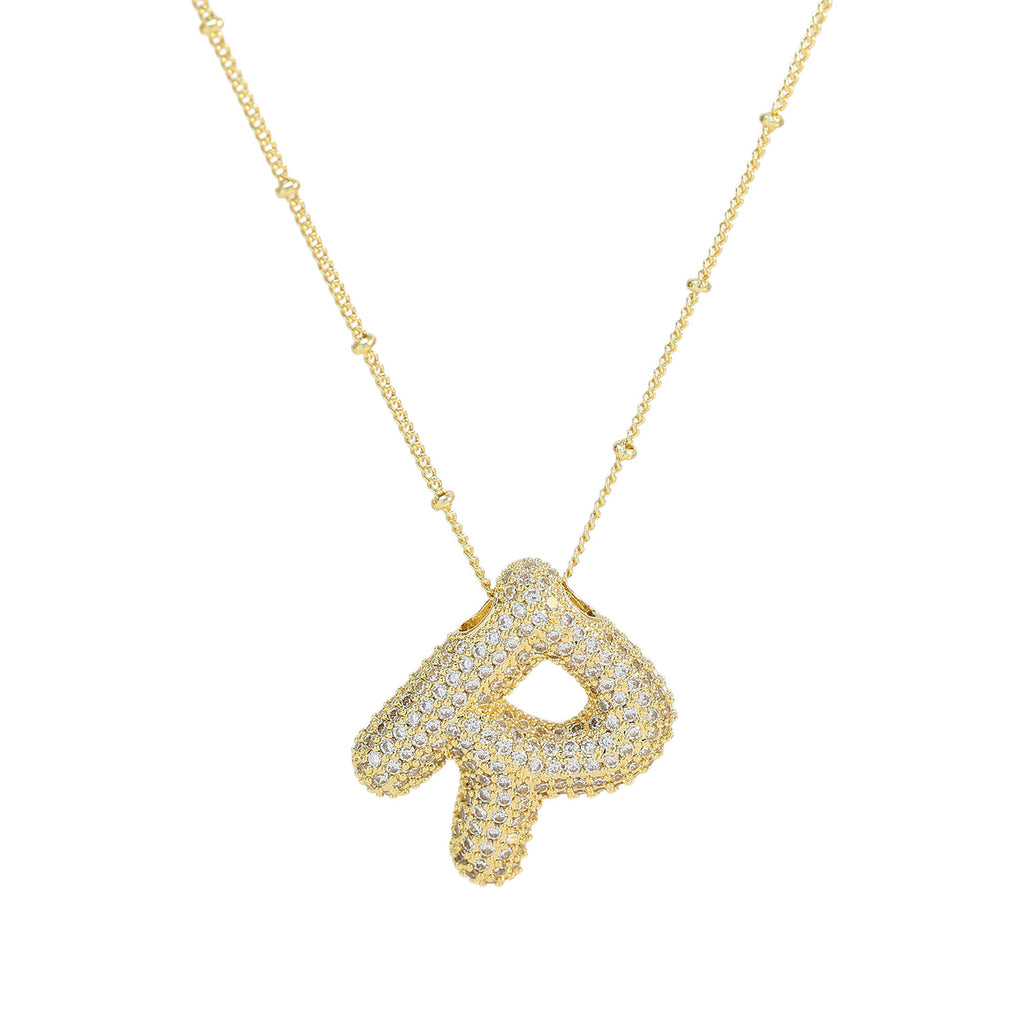 Diamond Alphabet Necklace