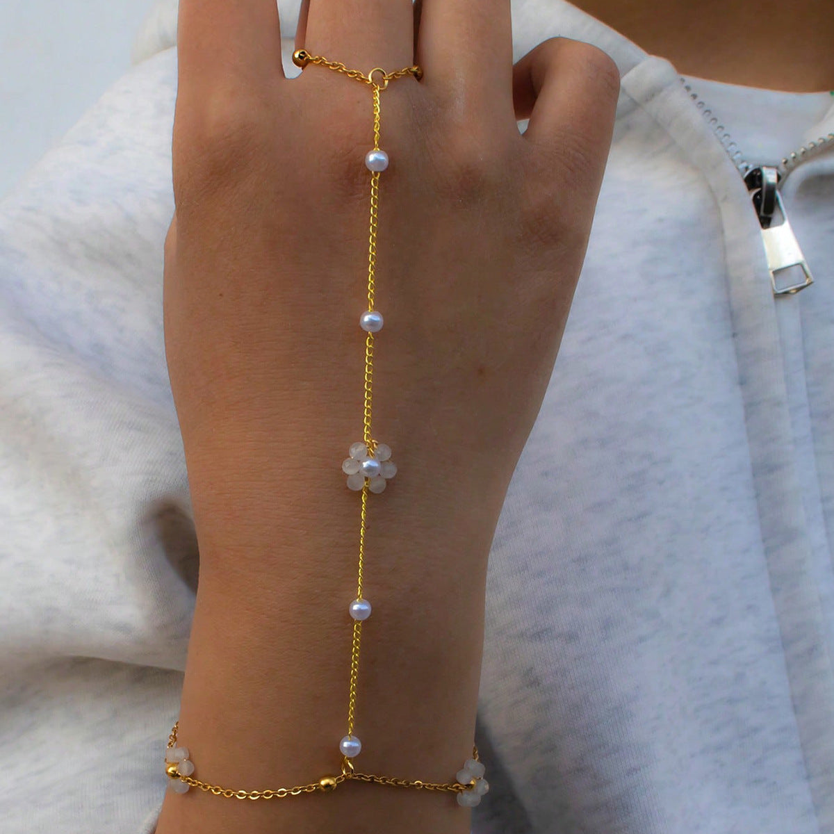 Flowers Hand Chain