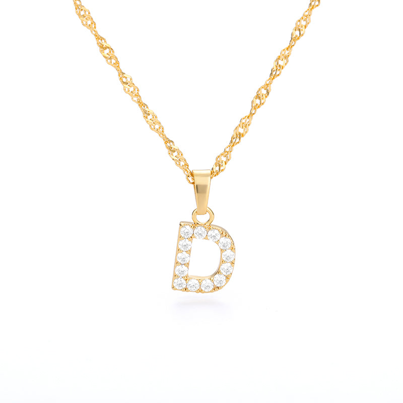 Alphabet Vintage Necklace