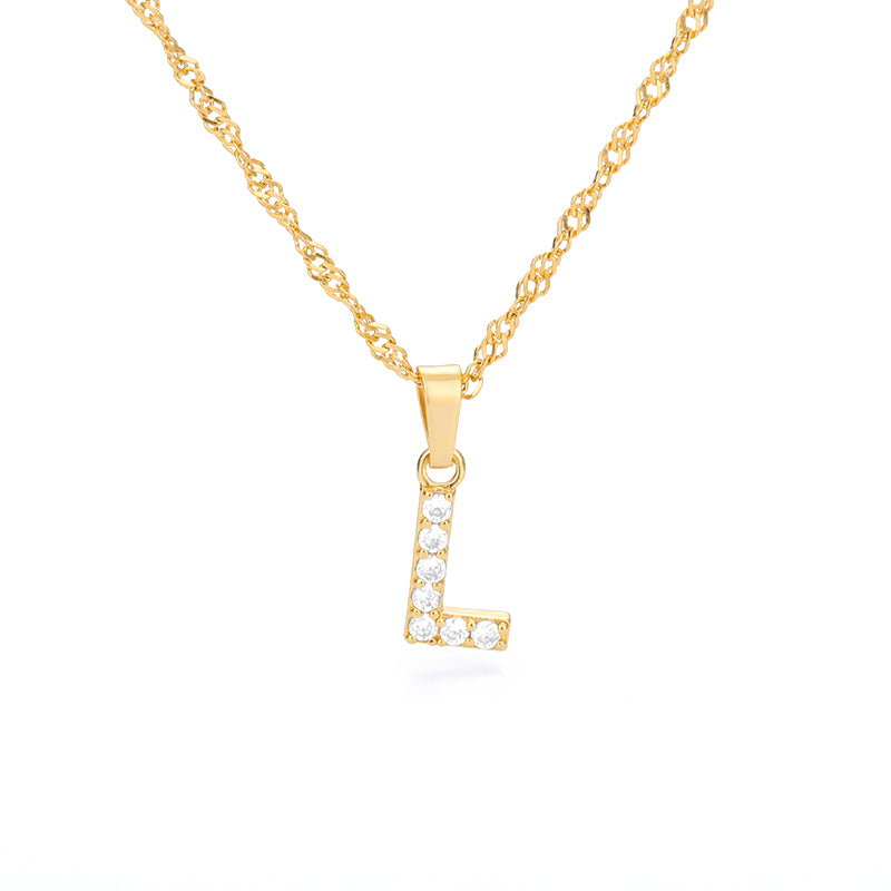 Alphabet Vintage Necklace
