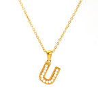 Pearl Alphabet Necklace