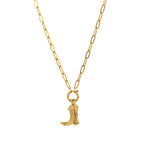 Boot Necklace