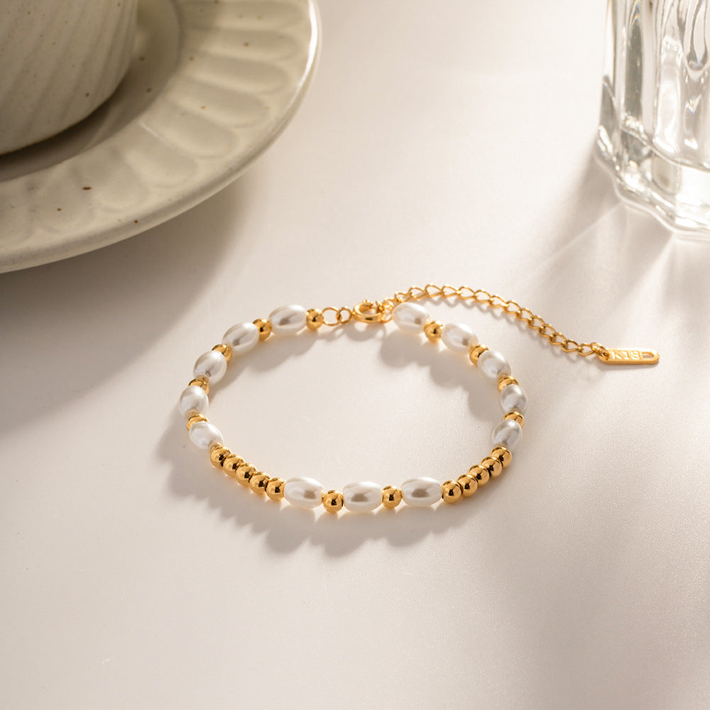 Everlasting Pearl Bracelet