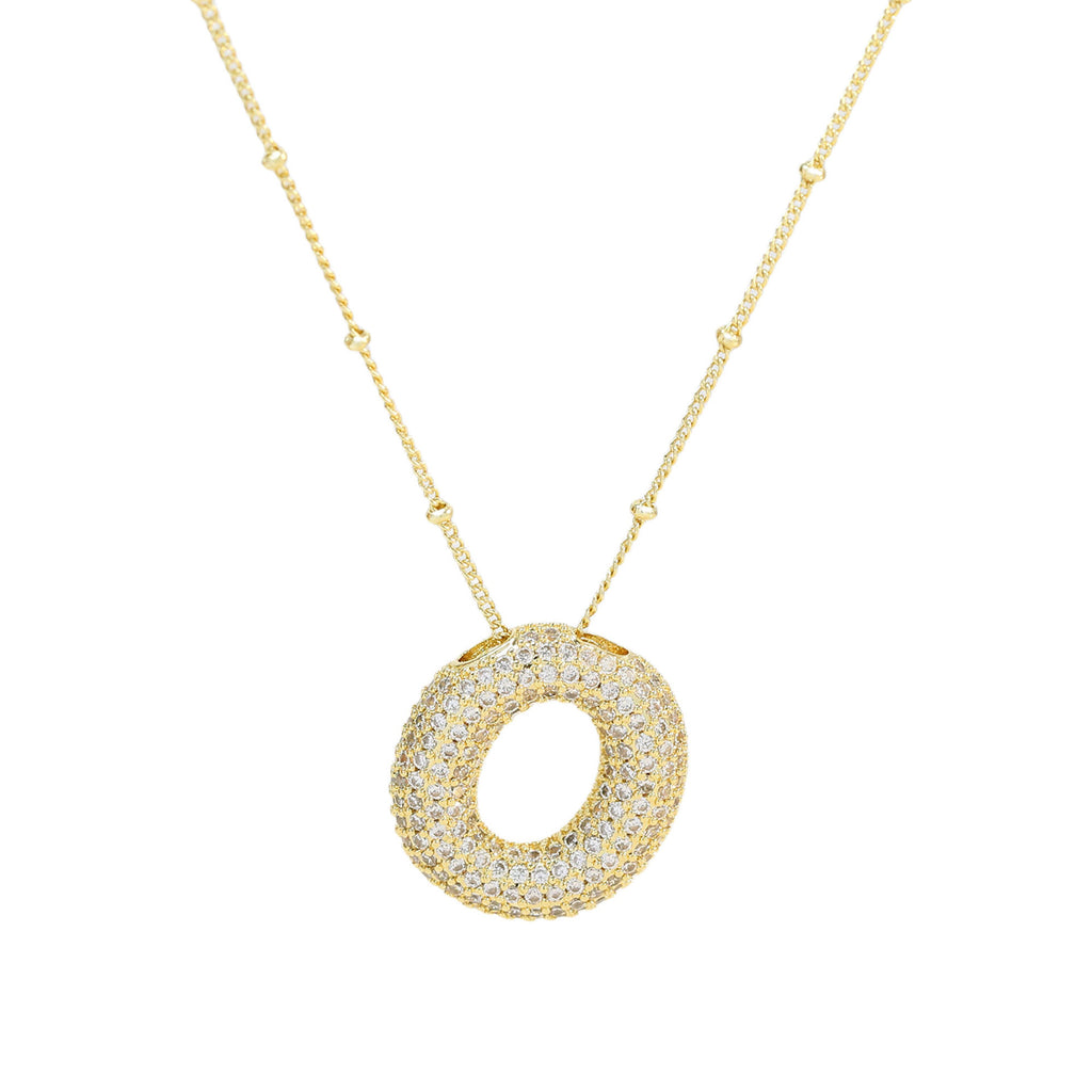 Diamond Alphabet Necklace