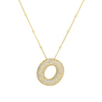 Diamond Alphabet Necklace