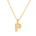 Pearl Alphabet Necklace