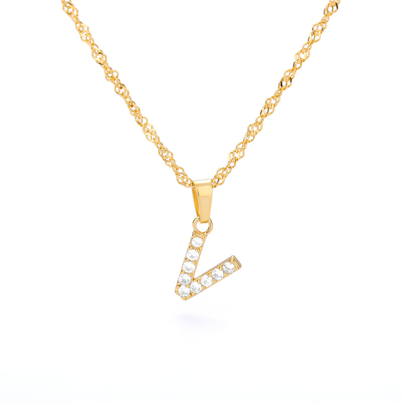 Alphabet Vintage Necklace