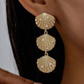 Minimal Shell Earrings