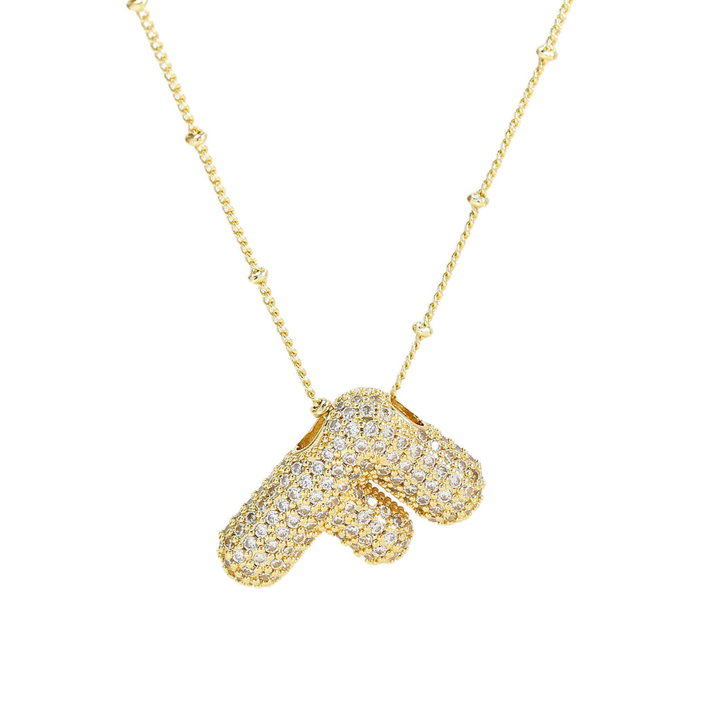 Diamond Alphabet Necklace